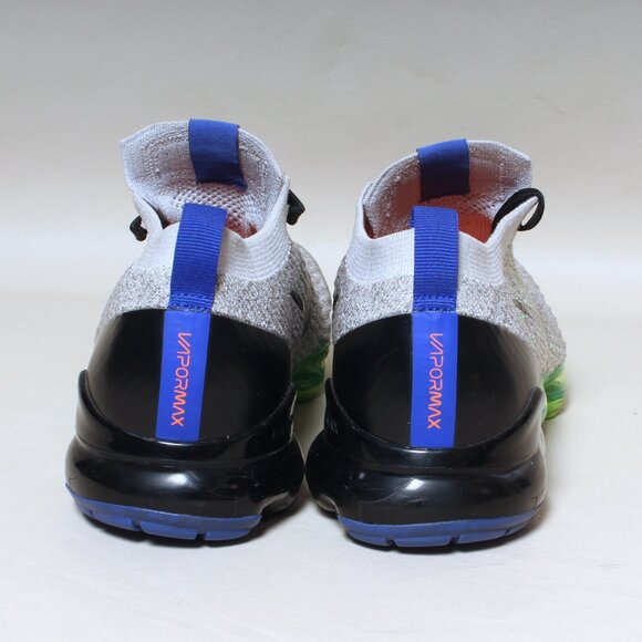 Nike Air VaporMax Flyknit 3 Cushion Sneakers Mens Size 11 Green & Black - Picture 6 of 9